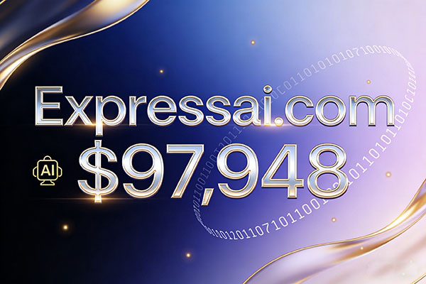Expressai.com以97,948美元天价成交，卖家购入时仅花费300美元！